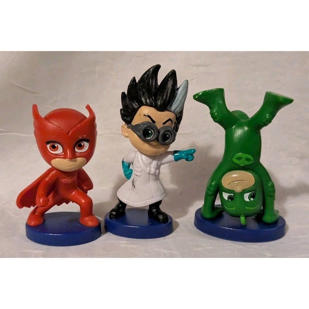 PJ Masks Figures Newton Star Meow Kitty Luna Girl Pets Romeo Cat Boy Mini Toys - Picture 6 of 13